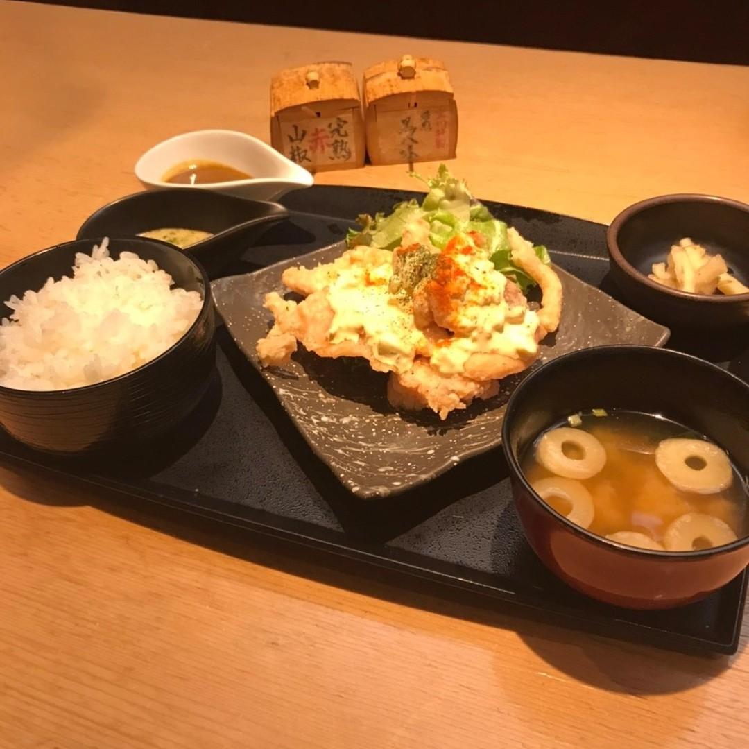 豊洲でおすすめのランチ お昼ごはん チキン南蛮定食 焼鳥居酒屋 やきとり宮川 豊洲店